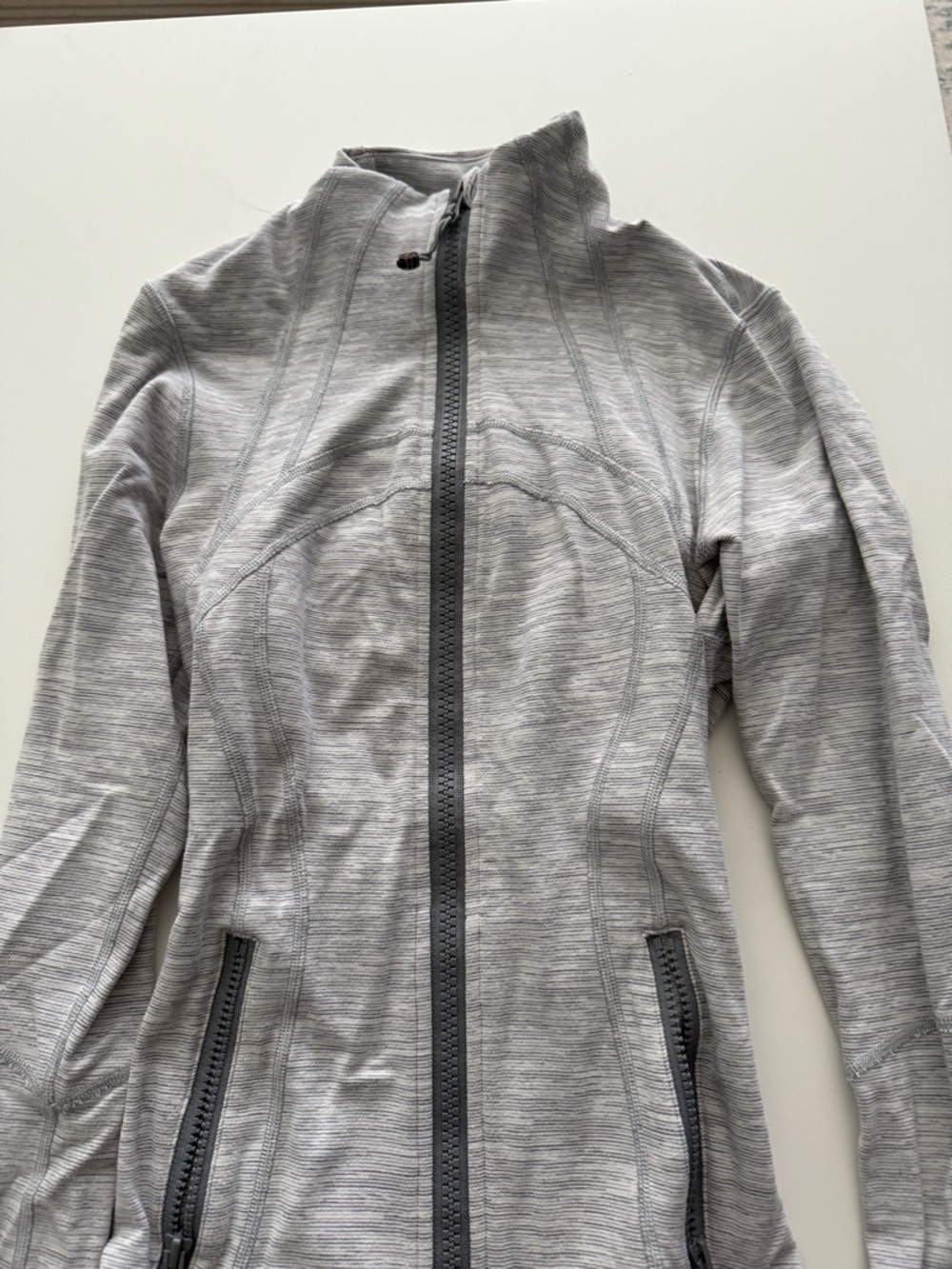 lululemon define jacket Heathered Light Gray Full-Zip